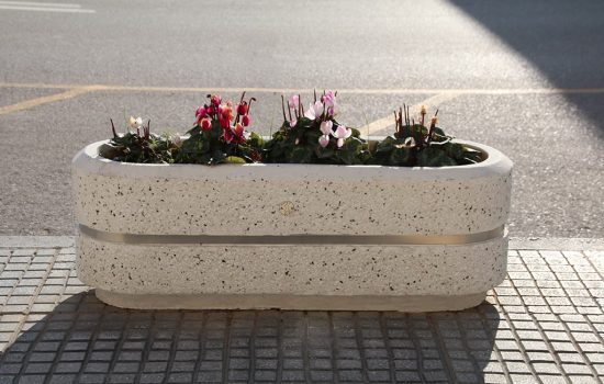 oval ζαρντινιέρα